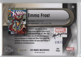 2016 Upper Deck Marvel Masterpieces Base Set - Epic Purple Foil #35 Emma Frost