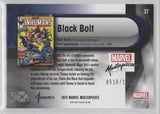2016 Upper Deck Marvel Masterpieces Base Set - #37 Black Bolt