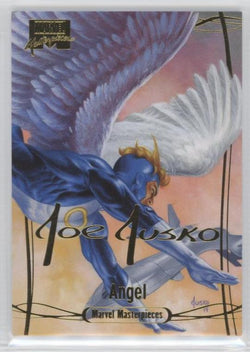 2016 Upper Deck Marvel Masterpieces Base Set - Gold Foil Signature Series #46 Angel