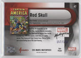 2016 Upper Deck Marvel Masterpieces Base Set - Epic Purple Foil #47 Red Skull