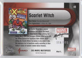 2016 Upper Deck Marvel Masterpieces Base Set "What If" - #48 Scarlet Witch