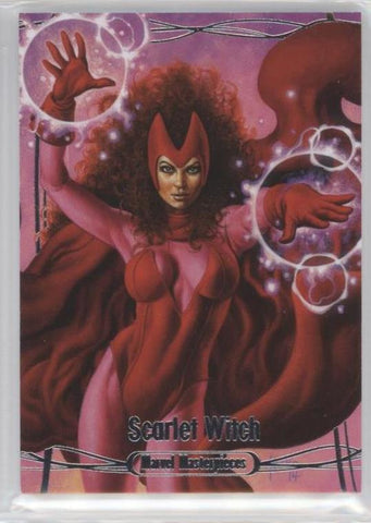 2016 Upper Deck Marvel Masterpieces Base Set - #48 Scarlet Witch