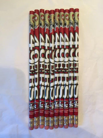 (35) SAN FRANCISCO 49ERS OFFICAL NFL NO. 2 PENCILS