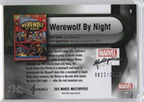 2016 Upper Deck Marvel Masterpieces Base Set - #4 Werewolf By Night