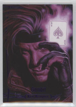 2016 Upper Deck Marvel Masterpieces Base Set - Epic Purple Foil #57 Gambit