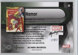 2016 Upper Deck Marvel Masterpieces Base Set - #58 Namor