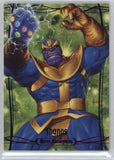 2016 Upper Deck Marvel Masterpieces Base Set - Epic Purple Foil #64 Thanos