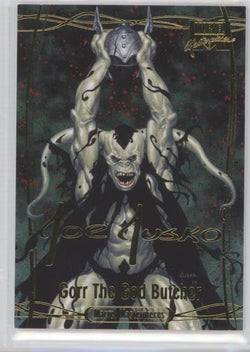 2016 Upper Deck Marvel Masterpieces Base Set - Gold Foil Signature Series #6 Gorr The God Butcher