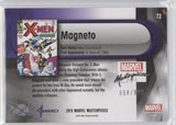 2016 Upper Deck Marvel Masterpieces Base Set - #72 Magneto