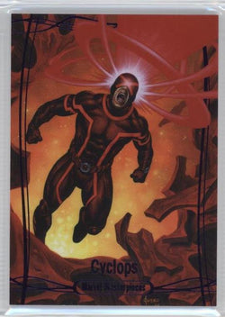 2016 Upper Deck Marvel Masterpieces Base Set - Epic Purple Foil #79 Cyclops