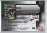 2016 Upper Deck Marvel Masterpieces Base Set - Epic Orange Foil #7 Hela