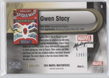2016 Upper Deck Marvel Masterpieces Base Set "What If" - #8 Gwen Stacy