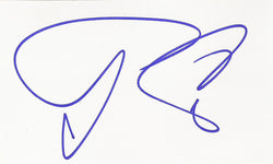 TREY ANASTASIO SIGNED 3x5 INDEX CARD COA AUTHENTIC