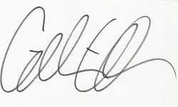 GILLIAN ANDERSON SIGNED 3x5 INDEX CARD COA AUTHENTIC