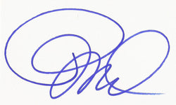 PAMELA ANDERSON SIGNED 3x5 INDEX CARD COA AUTHENTIC
