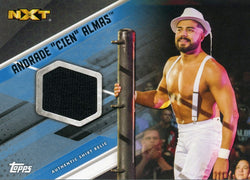 2017 Topps WWE Andrade "Cien" Almas Authentic Shirt Relic #12/50