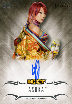 2016 Topps Undisputed WWE Asuka Authentic Autograph