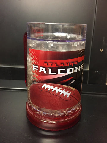 ATLANTA FALCONS OFFICIAL NFL 16OZ CRYSTAL FREEZER MUG