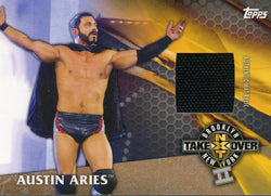 2017 Topps WWE NXT Austin Aries Authentic Mat Relic #167/199