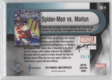 2016 Upper Deck Marvel Masterpieces Battle Spectra Gems- #BS-4 Spider-Man vs. Morlun