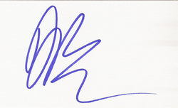 DREW BARRYMORE SIGNED 3x5 INDEX CARD COA AUTHENTIC