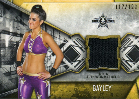 2017 Topps WWE Bayley NXT Authentic Mat Relic #117/199