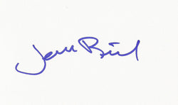 JESSICA BIEL SIGNED 3x5 INDEX CARD COA AUTHENTIC