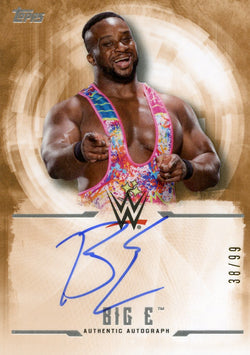 2017 Topps Undisputed WWE Big E Authentic Autograph #38/99