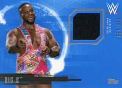 2017 Topps WWE Undisputed Big E Authentic Shirt Relic #160/199