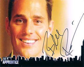 Comic Images The Apprentice Bill Rancic Authentic Autograph Card AUTO BR