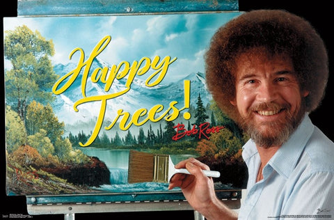 BOB ROSS - HAPPY TREES!