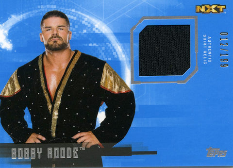 2017 Topps WWE Undisputed Bobby Roode Authentic Shirt Relic #012/199