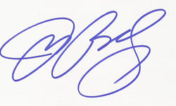 JON BON JOVI SIGNED 3x5 INDEX CARD COA AUTHENTIC