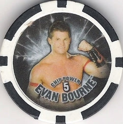 2011 Topps WWE Power Chipz Evan Bourne