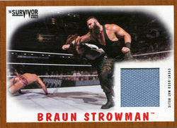 2017 Topps WWE Braun Strowman Authentic Event-Used Mat Relic #99/99