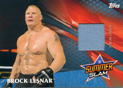 2017 Topps WWE Brock Lesnar Authentic Mat Relic #34/50