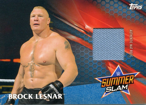 2017 Topps WWE Brock Lesnar Authentic Mat Relic #34/50
