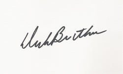 DICK BUTKUS SIGNED 3x5 INDEX CARD COA AUTHENTIC