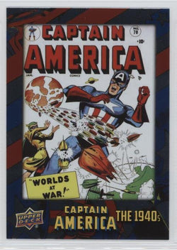 2016 Upper Deck E-Pack Captain America 75th Anniversary Foil Parallel SP DEC-70