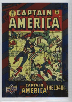2016 Upper Deck E-Pack Captain America 75th Anniversary Foil Parallel SP DEC-71