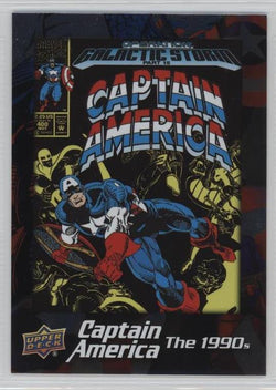 2016 Upper Deck E-Pack Captain America 75th Anniversary Foil Parallel DEC-30