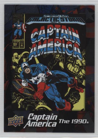 2016 Upper Deck E-Pack Captain America 75th Anniversary Foil Parallel DEC-30