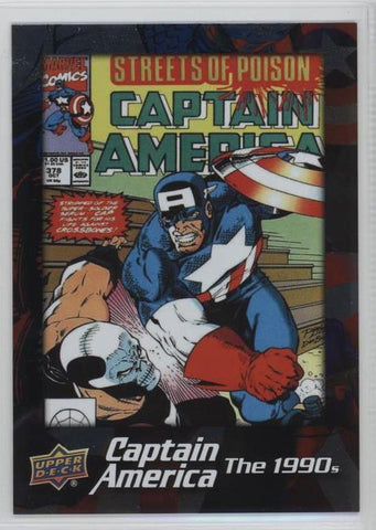 2016 Upper Deck E-Pack Captain America 75th Anniversary Foil Parallel DEC-32