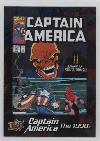 2016 Upper Deck E-Pack Captain America 75th Anniversary Foil Parallel DEC-33