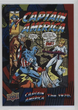 2016 Upper Deck E-Pack Captain America 75th Anniversary Foil Parallel DEC-47