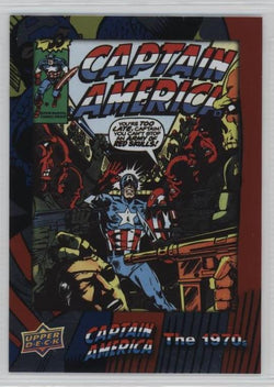 2016 Upper Deck E-Pack Captain America 75th Anniversary Foil Parallel DEC-48
