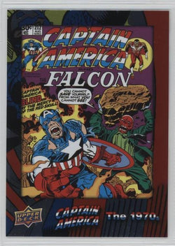 2016 Upper Deck E-Pack Captain America 75th Anniversary Foil Parallel DEC-49