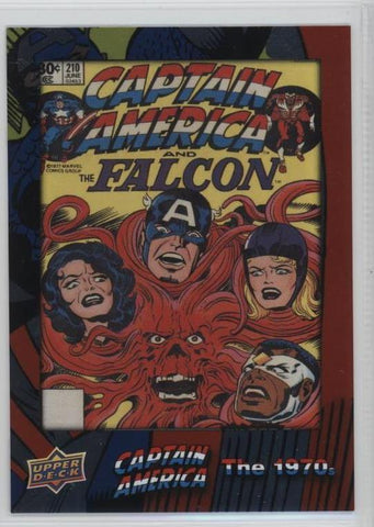 2016 Upper Deck E-Pack Captain America 75th Anniversary Foil Parallel DEC-50