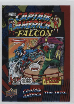 2016 Upper Deck E-Pack Captain America 75th Anniversary Foil Parallel DEC-51