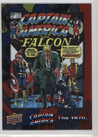 2016 Upper Deck E-Pack Captain America 75th Anniversary Foil Parallel DEC-53